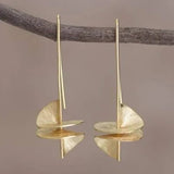 Vintage Golden Scales Earrings