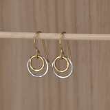 Vintage Gold & Silver Hoop Earrings