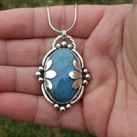 Vintage Blue Stone Necklace
