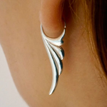 Vintage Silver Wing Earrings