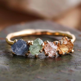 Vintage Colourful Stones Ring