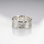 Handmade Gold Silver Two Tone Ring - (Adjustable)