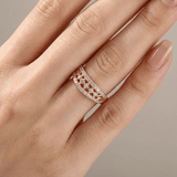 Gold Pave Band Ring