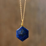 Hexagon Pendant Necklace